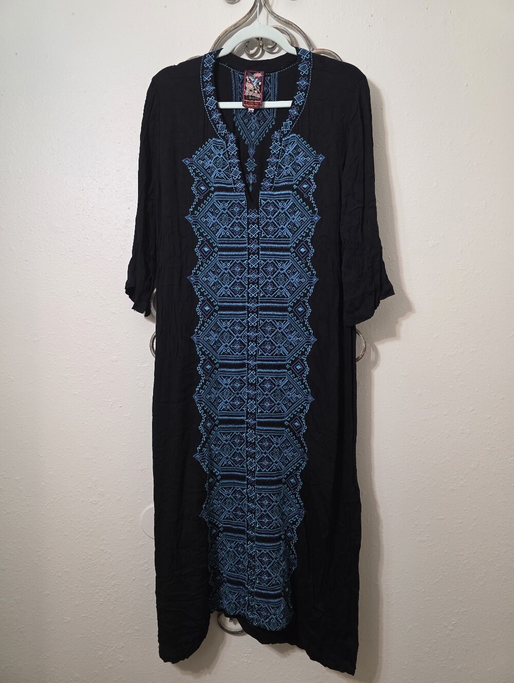 Johnny Was 3J Workshop Embroidered Dress